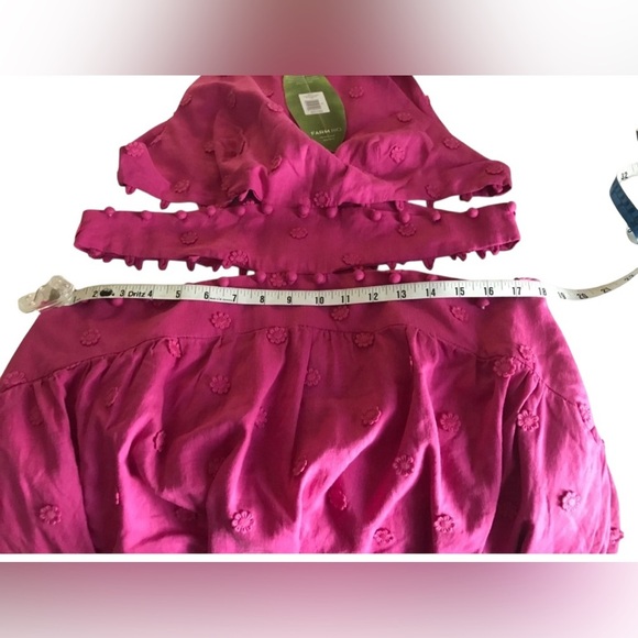 Farm Rio
3D Flower Sleeveless Cutout Halter Midi Dress Size XL - Picture 5 of 9